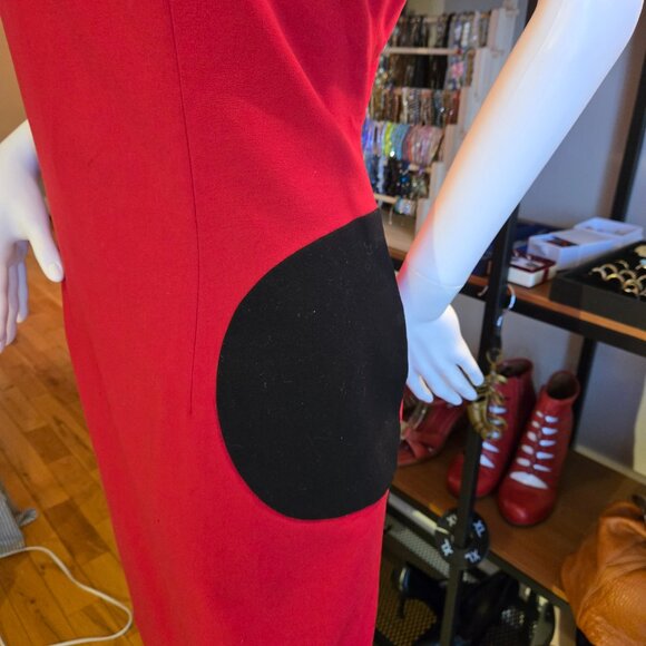 Bianca Nygard  Red Shift Dress size 14 - Picture 5 of 11